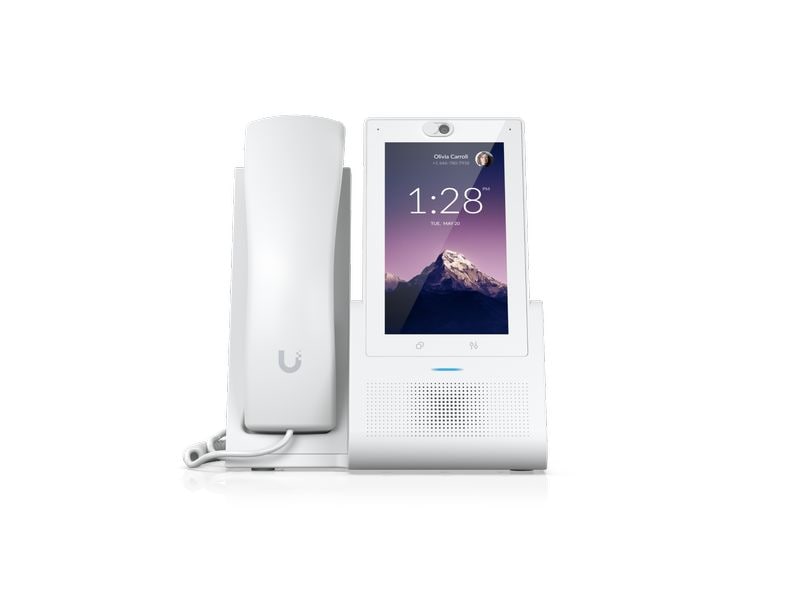 Ubiquiti Talk Phone Touch Weiss Vielseitiges Desktop-Smartphone, das die Lernkurve eliminiert