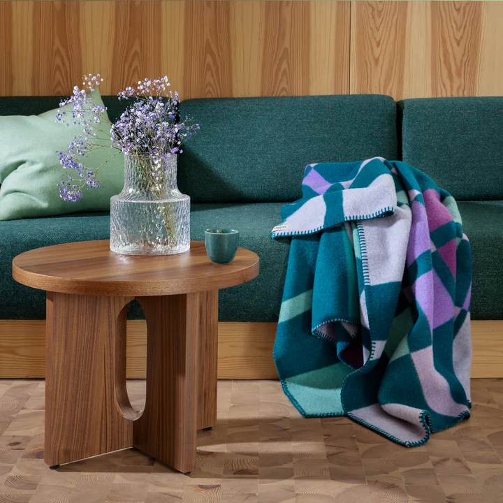 Røros Tweed - City Wolldecke 200 x 135 cm, mint