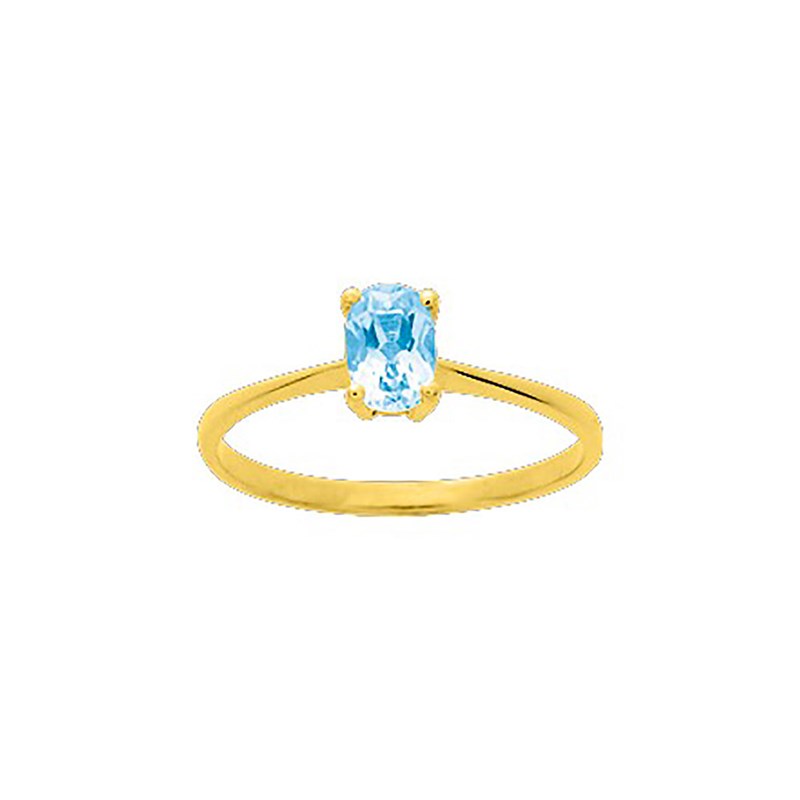 Bague Femme - topaze - Or 18 Carats