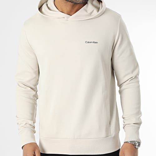 Sweat Capuche Micro Logo Repreve 9927 Beige