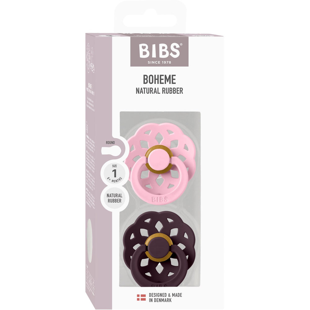 Køb Bibs Pink/Plum Sut Boheme 2-Pak Latex