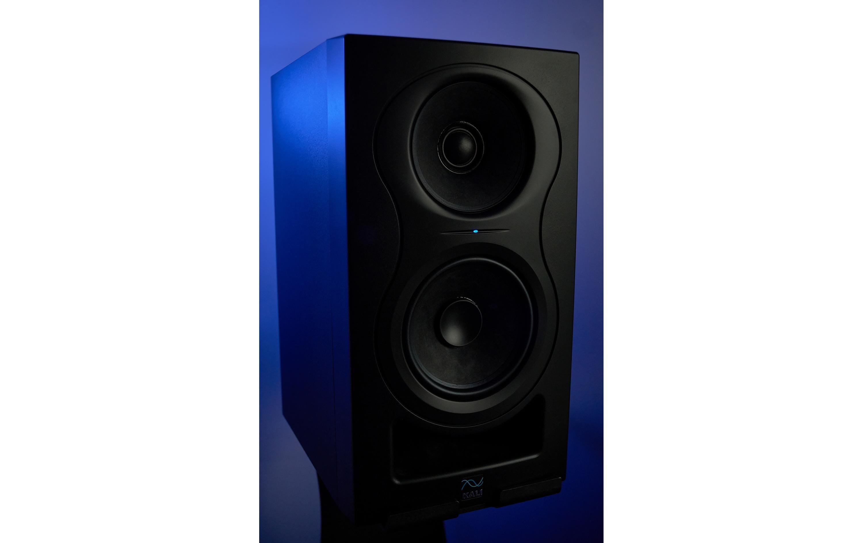 Studiomonitor IN-5 160 W, Schwarz<br>Aktiver 3-Wege-Studiomonitor
