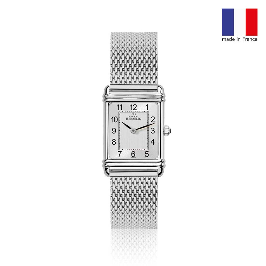 Montre Michel Herbelin Art Deco Argent