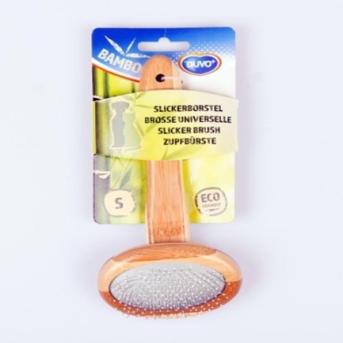 Escova de massagem marrom para cães