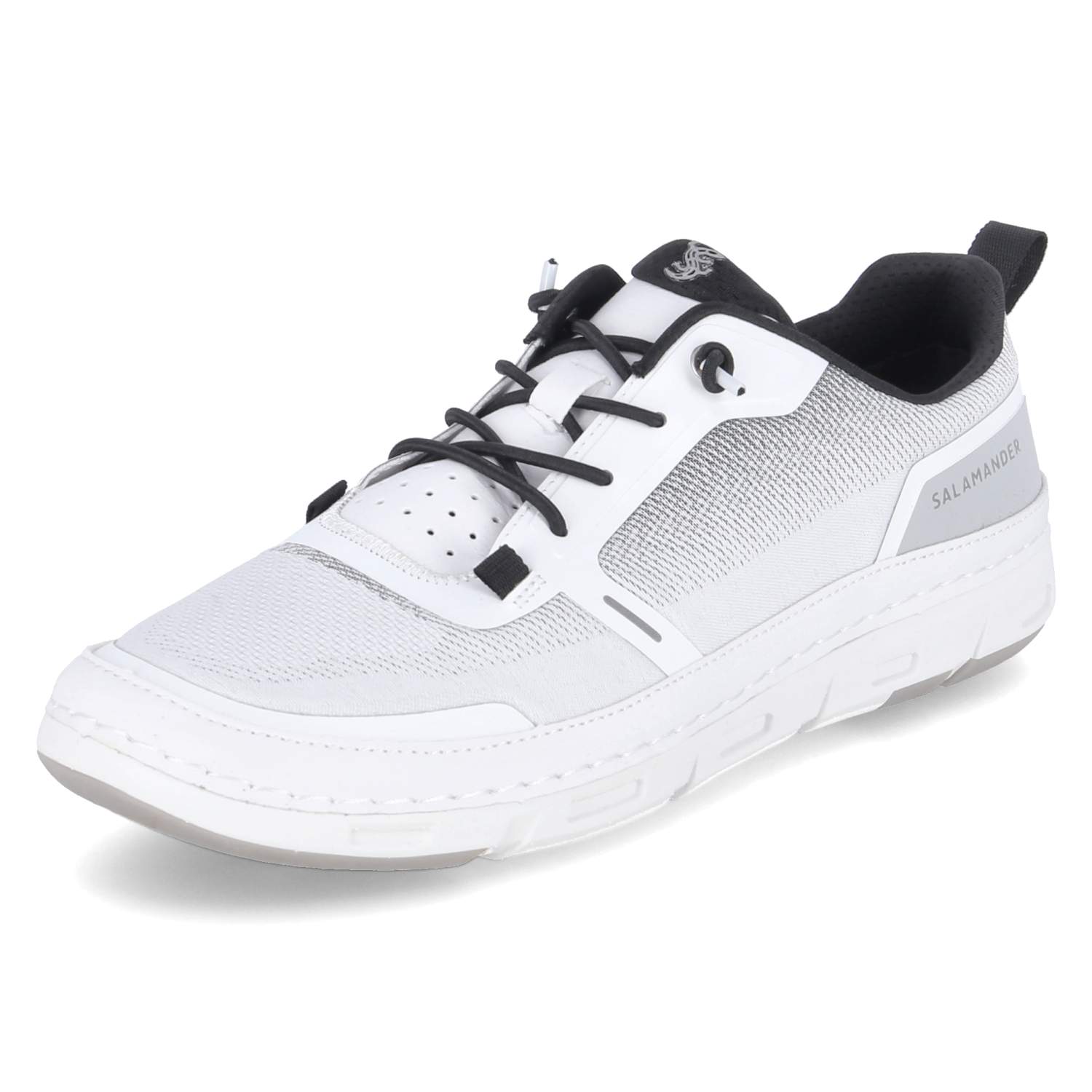 Salamander Slip-On-Sneaker - white / black