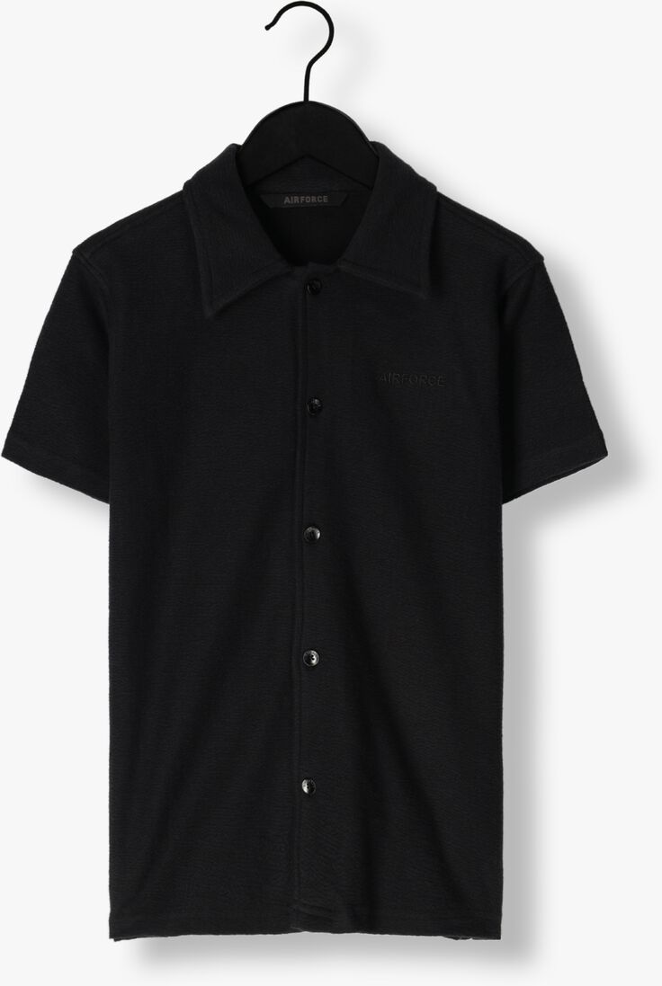 AIRFORCE zwarte airforce casual overhemd geb1106
