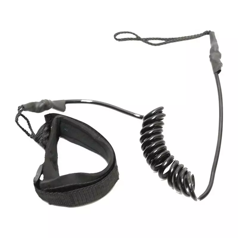 Leash Bodyboard COILED LEASH BICEPS FLOOD Black (PRP01) S/M