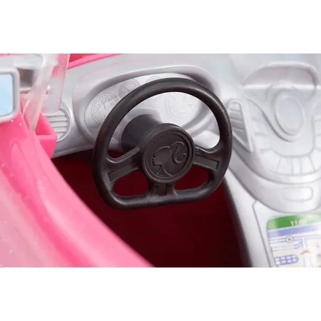 Barbie Puppe und Cabrio Auto in pink