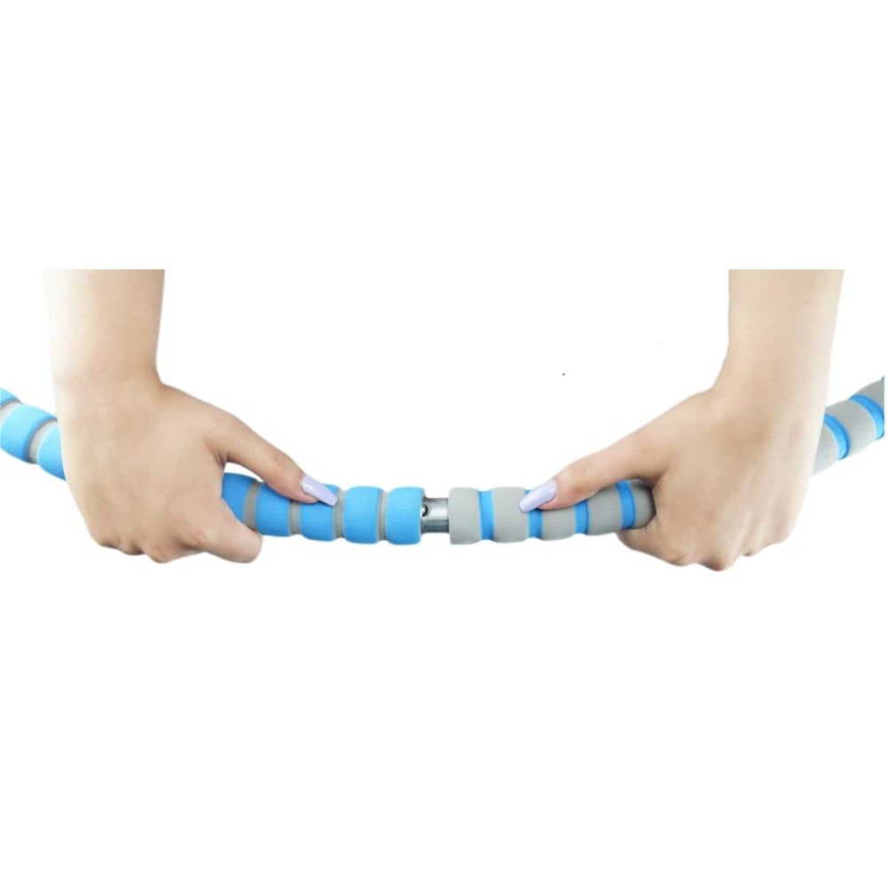 Sport-Knight® Hula Hoop Edelstahl-Reifen Lila inkl. Buch