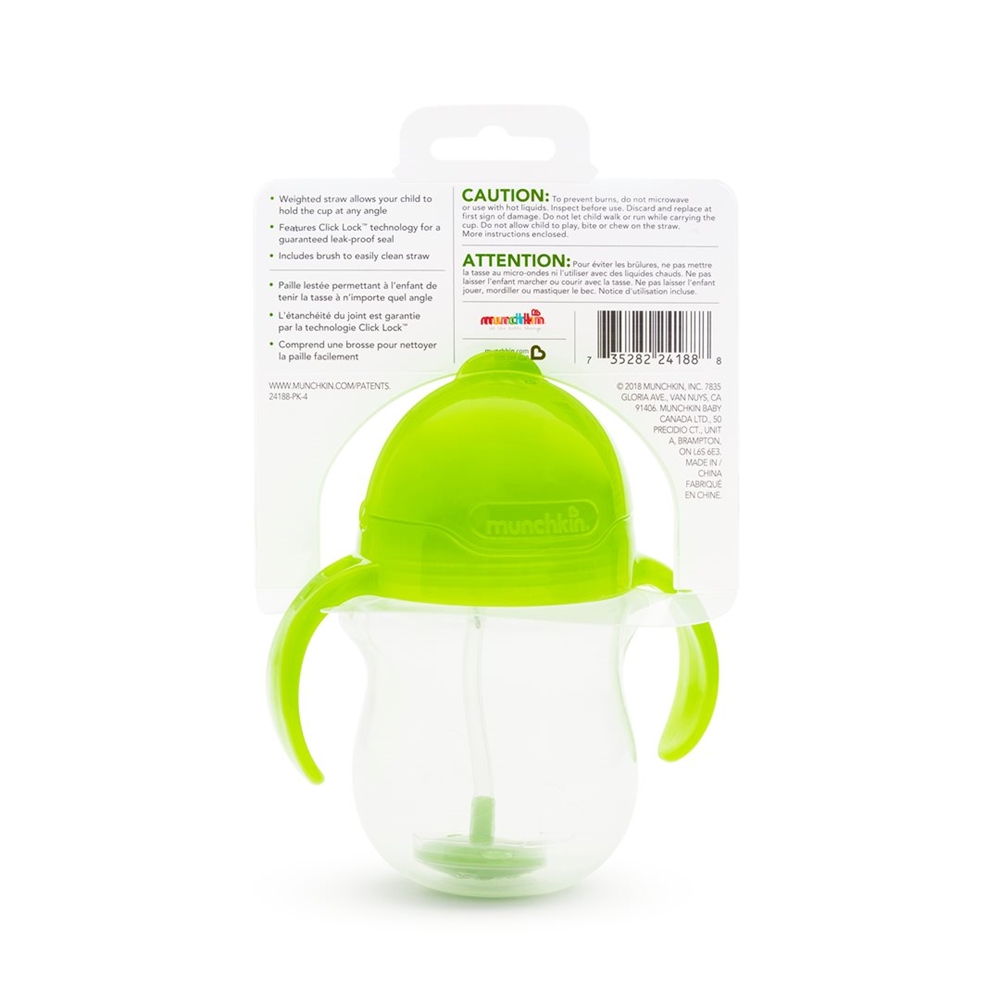 MUNCHKIN Trinkhalm Any Angle 207ml 6M  Click-Lock 1 Stk