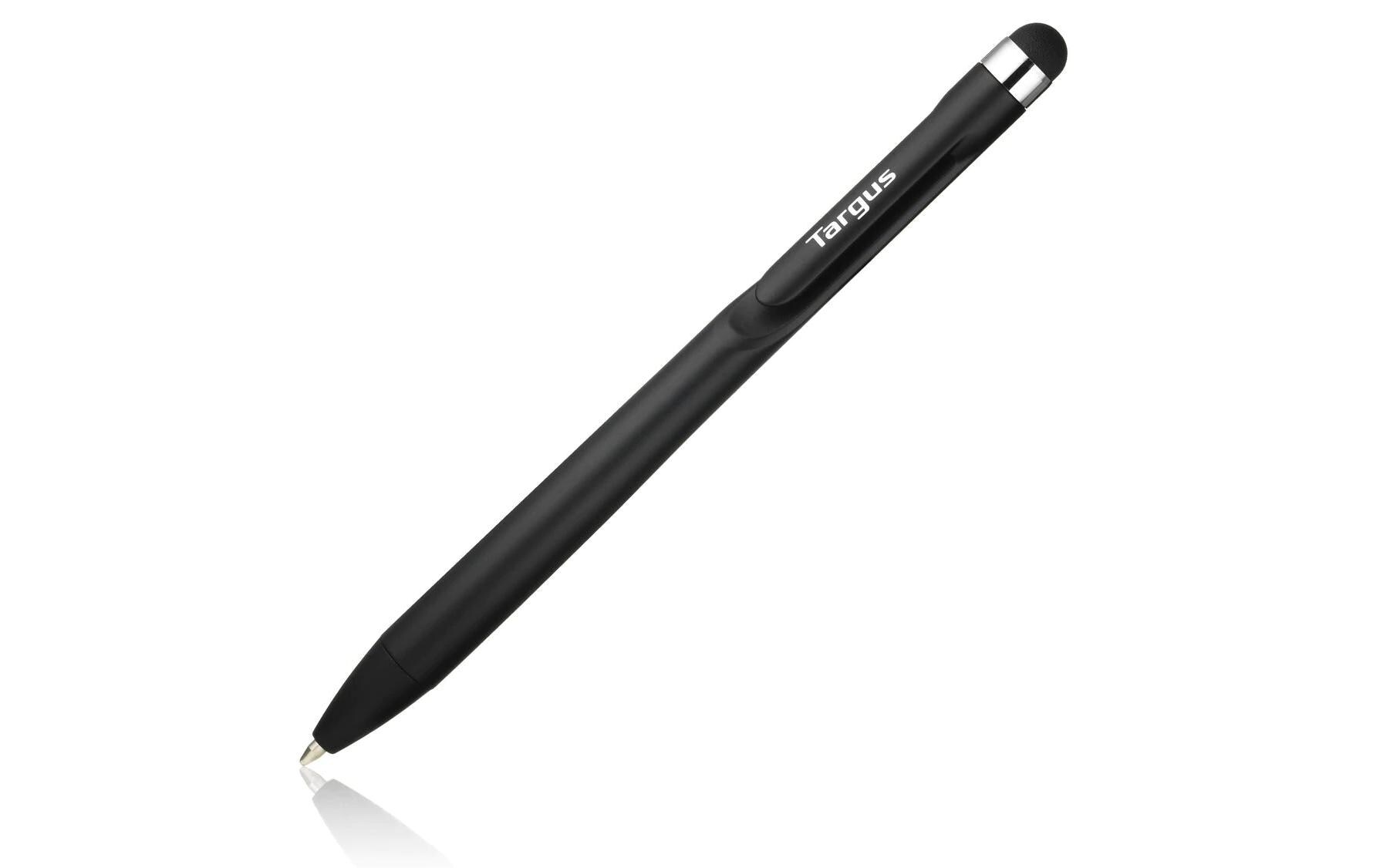 Eingabestift 2-in-1 Stylus SchwarzAntimikrobieller 2-in-1 Stylus mit Integrierten Kugelschreiber