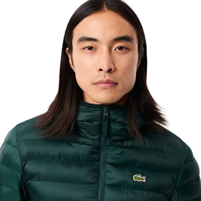 Lacoste Quilted Hooded Puffer Jas Heren