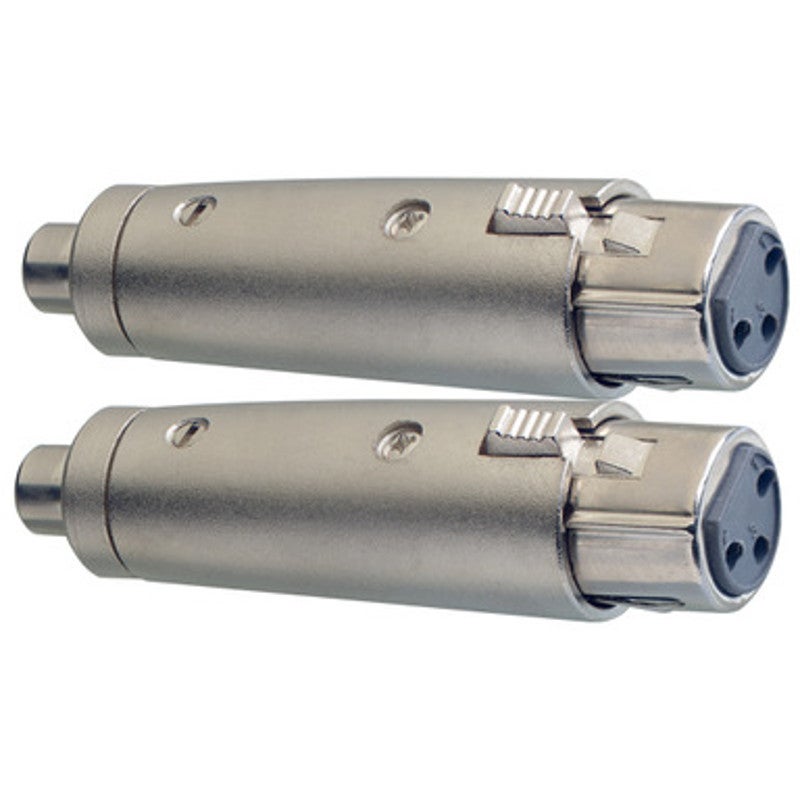 Stagg AC-XFCFH Verloop XLR female - RCA female (2 stuks)