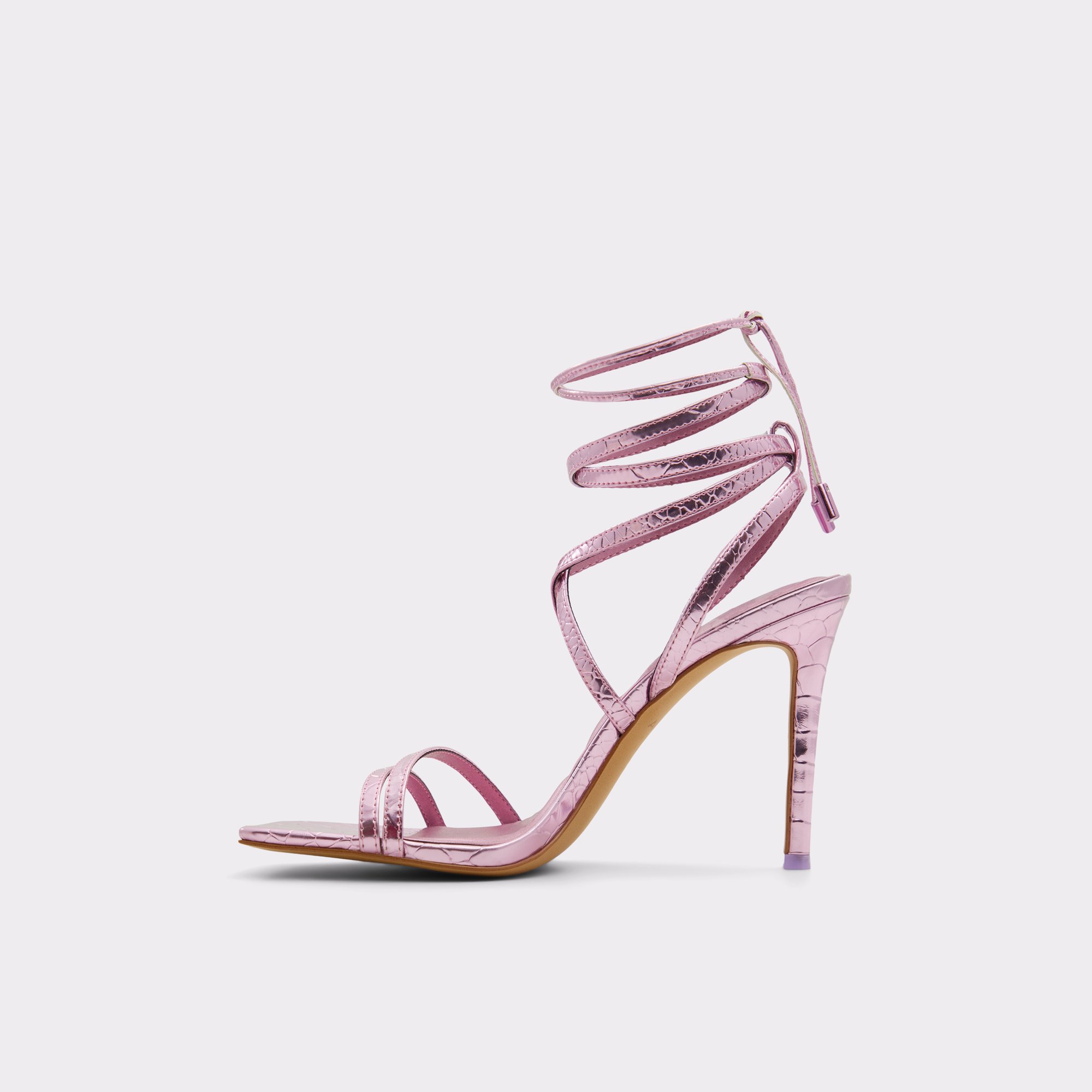 Phaedra Medium Purple Women Strappy Sandals