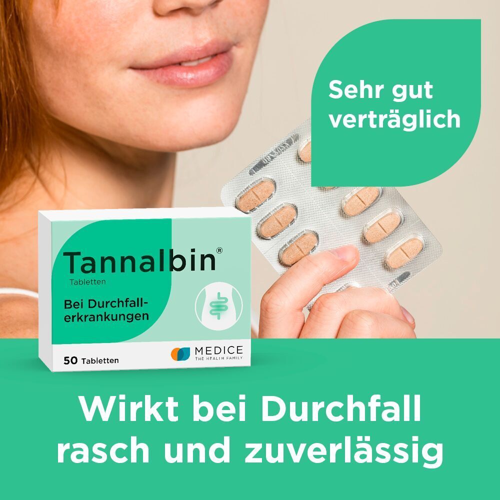 Tannalbin bei Durchfallerkrankungen