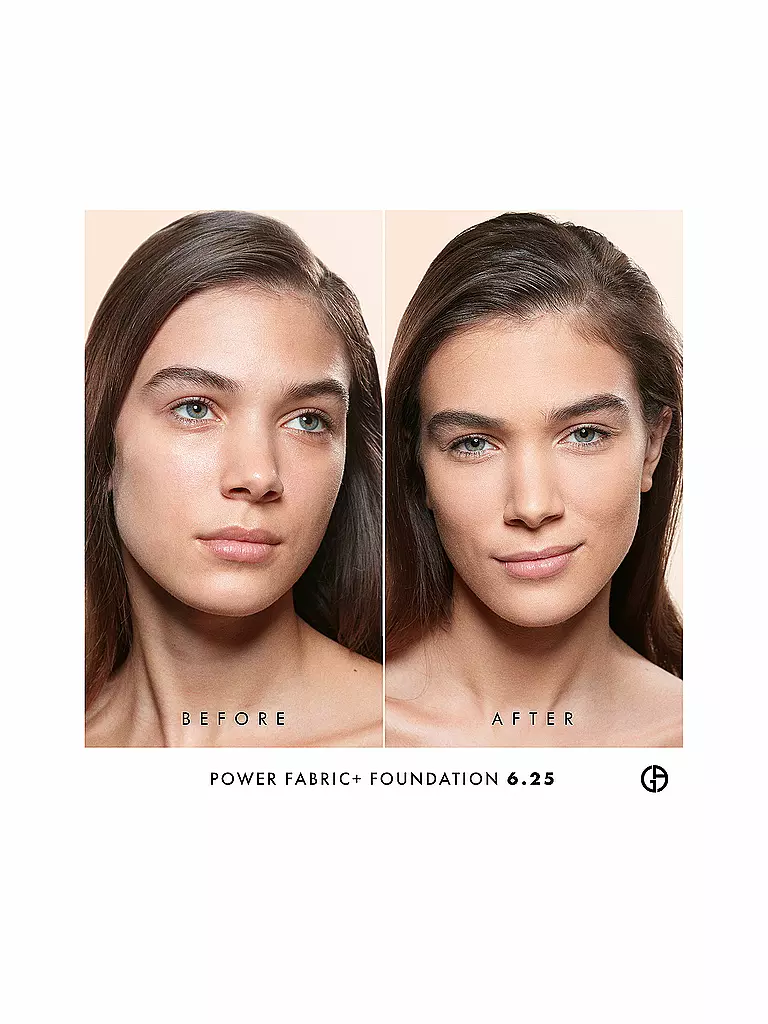 GIORGIO ARMANI COSMETICS Power Fabric + Longwear High Coverage Foundation  ( 6.25 ) braun