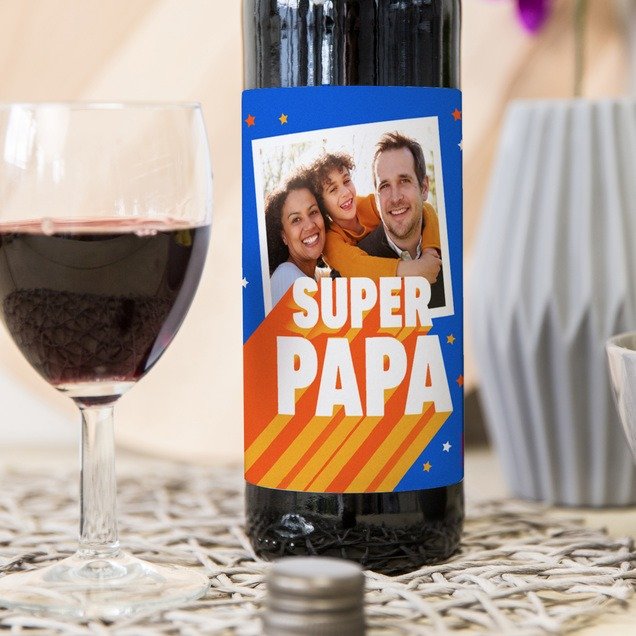 Duc de la Foret | Merlot | Super papa met eigen foto