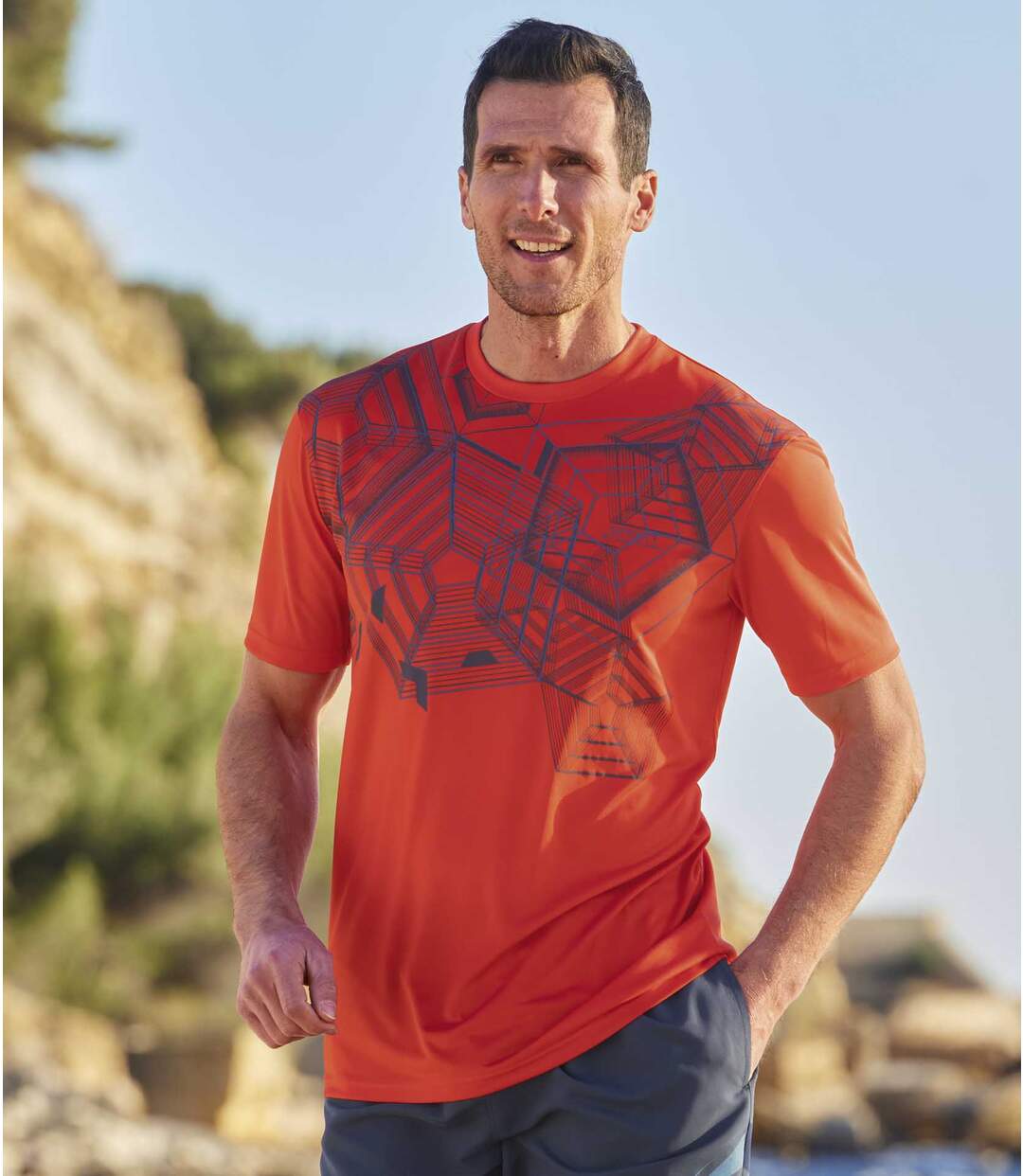 Lot de 2 Tee-Shirts Sport Graphic