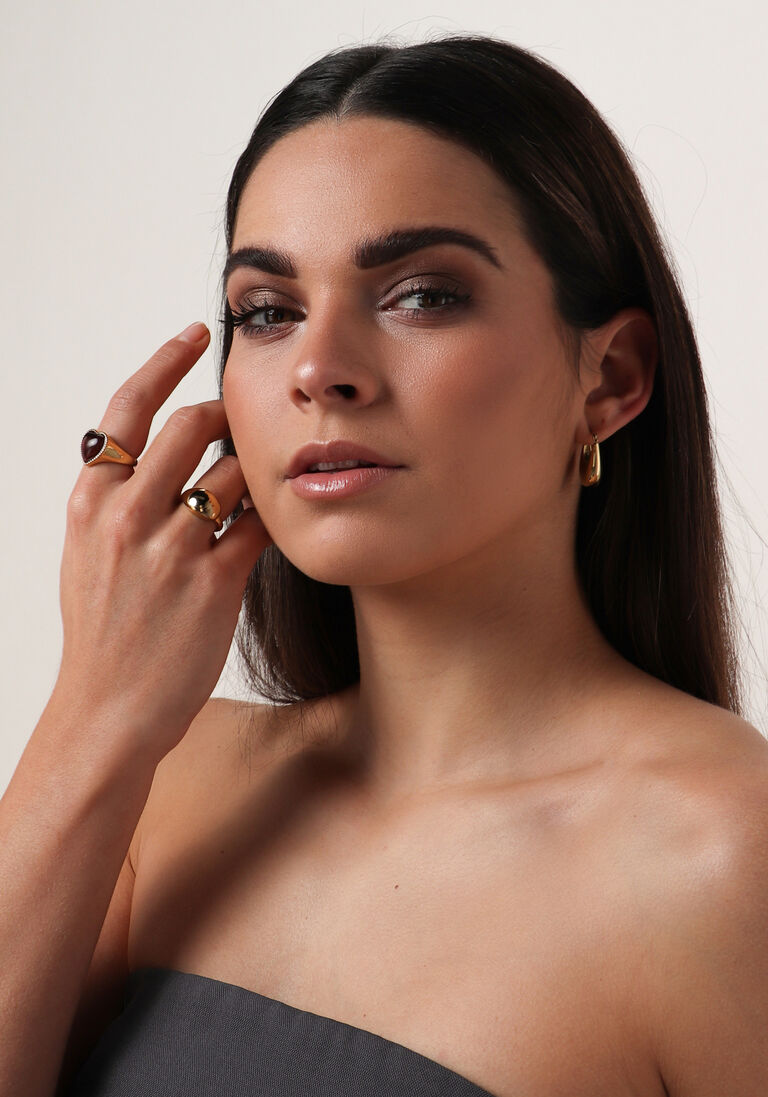 NOTRE-V gouden notre-v ring ring organic