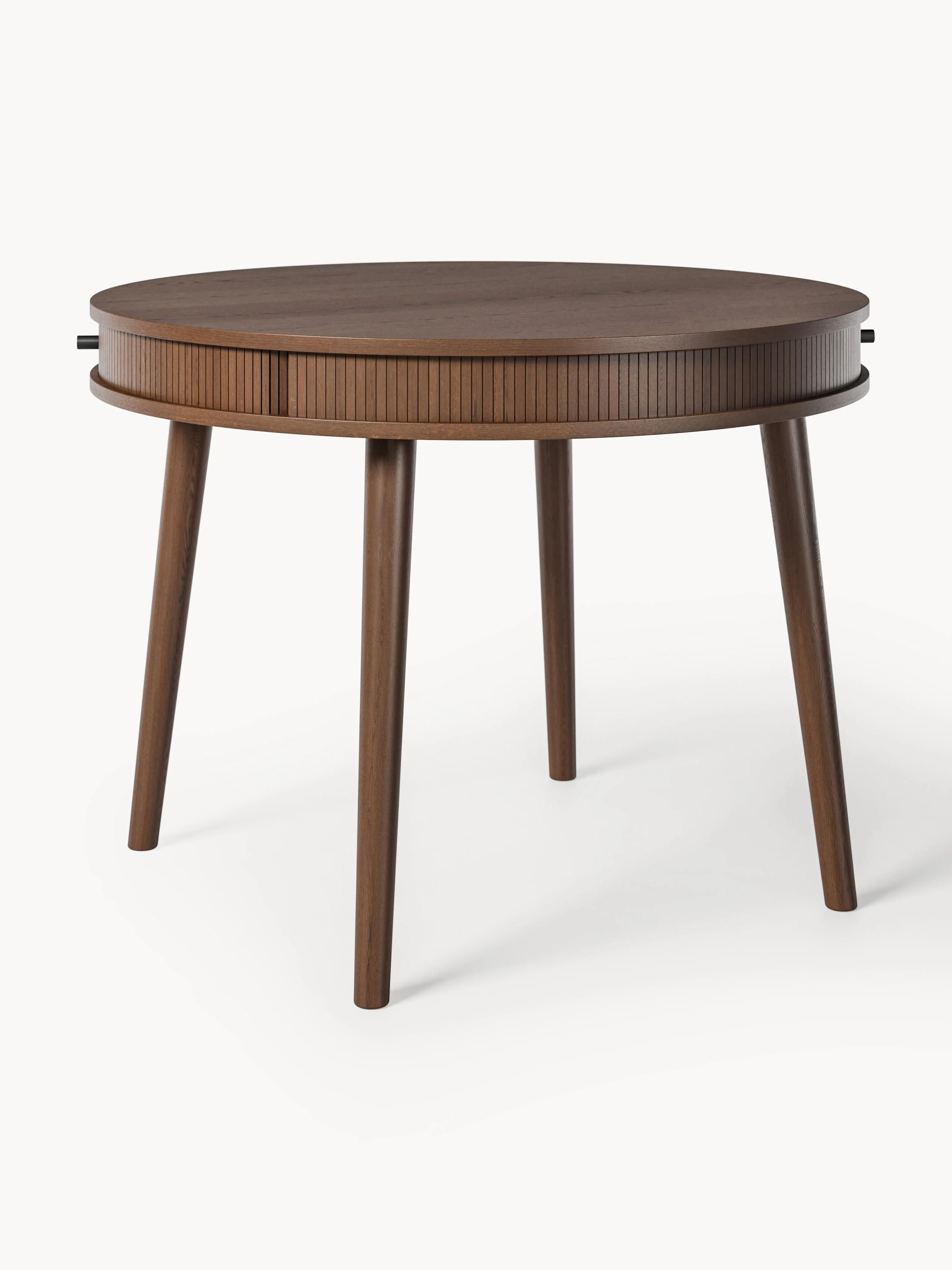 Ronde eettafel Calary met opbergruimte, in verschillende formaten