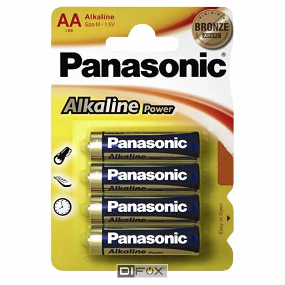 Panasonic Pack 4 LR-06 AA batterie