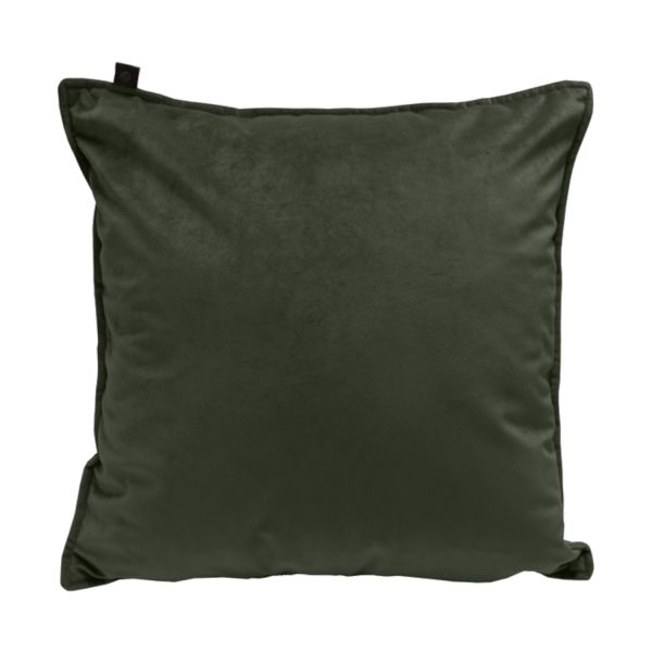 Overseas Middlestitch Velours Kussen Olive 45 x 45 cm