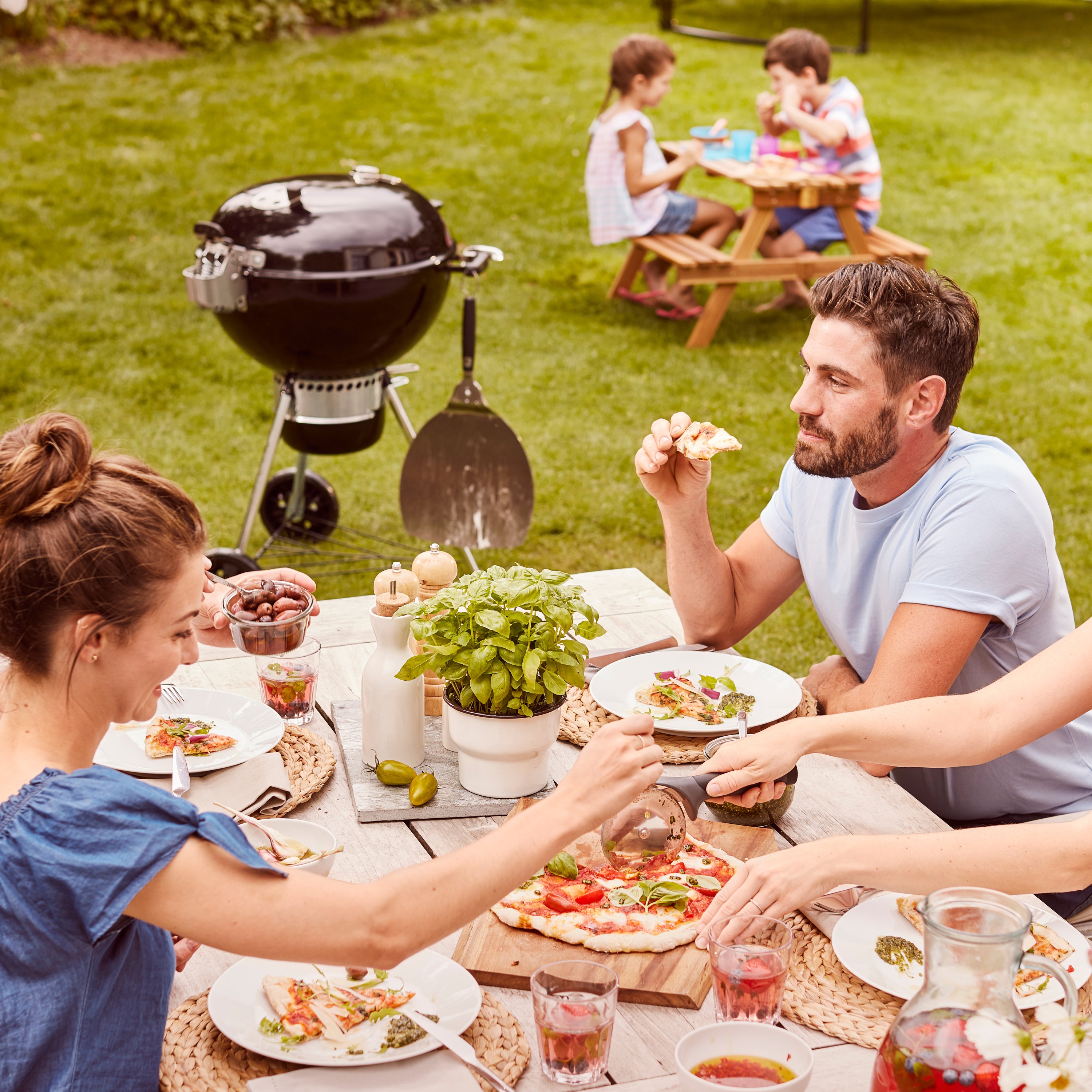 Weber Master Touch GBS Premium E-5770 Houtskoolbarbecue Ã 57 cm