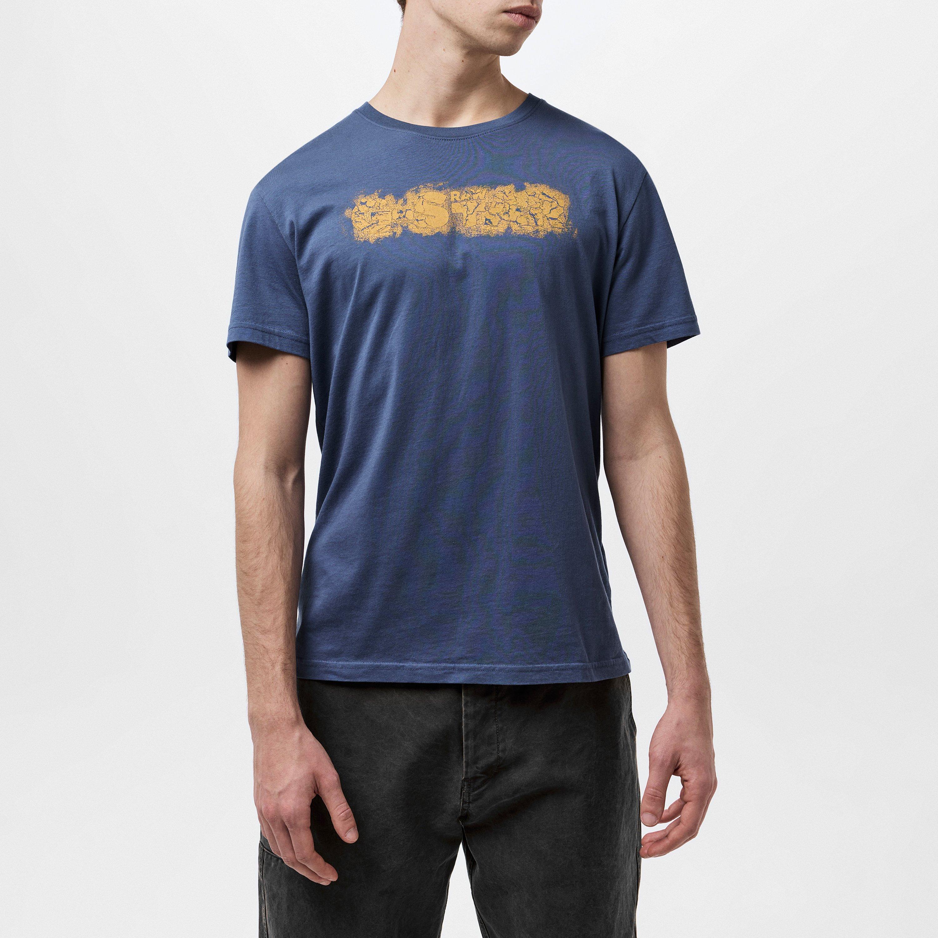 G Star Distressed Logo T Shirt