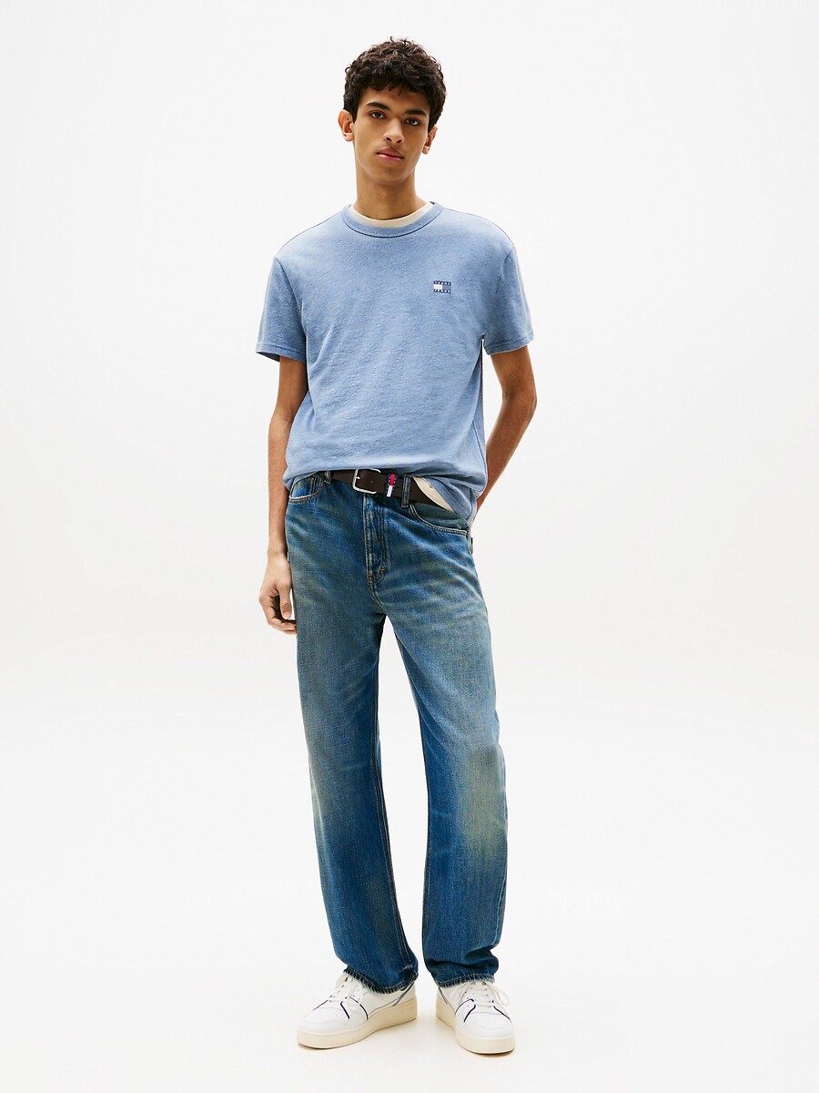 TOMMY JEANS<br>Camiseta com emblema de logo redondo