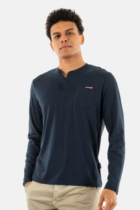 Tee shirt manches longues schott tskea4ml navy