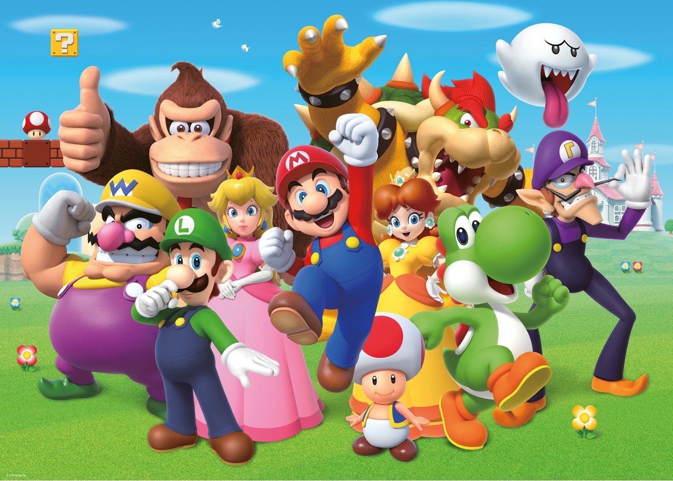 Ravensburger - Puslespil Super Mario 1000 brikker