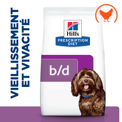 Hill's Vet Hundfutter Prescription Diet b/d mit Huhn 12kg