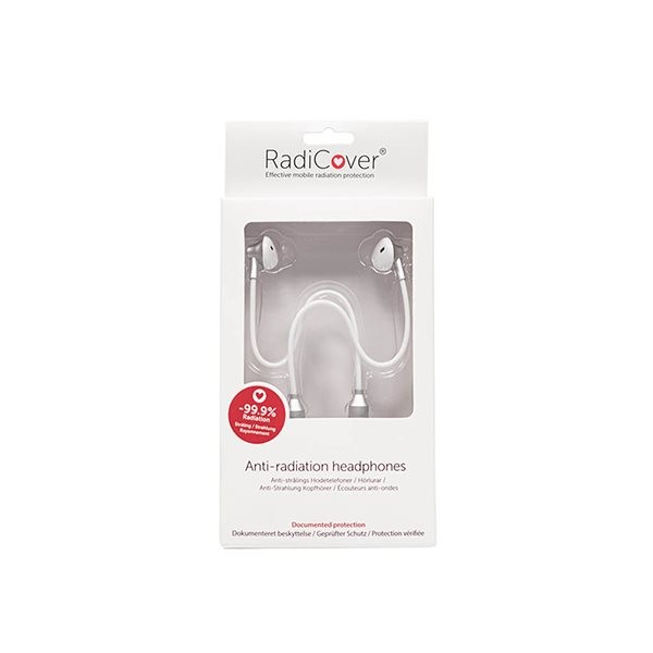 RadiCover - Radiationprotected Headphone In- Ear - White