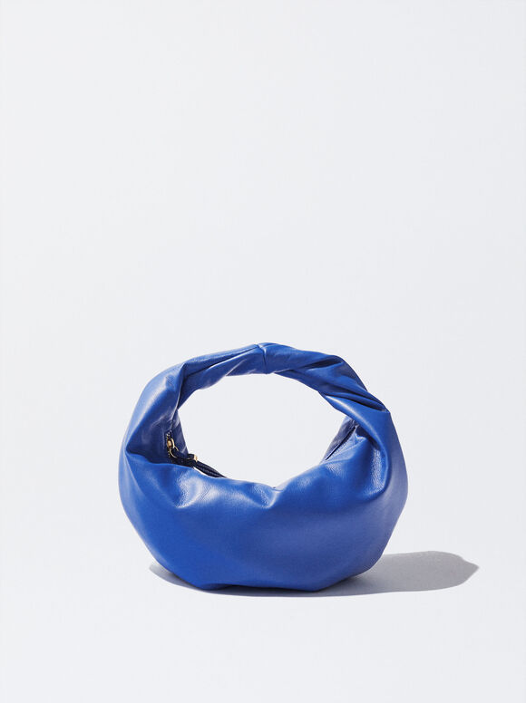 Mini Bolsa Franzida - Azul