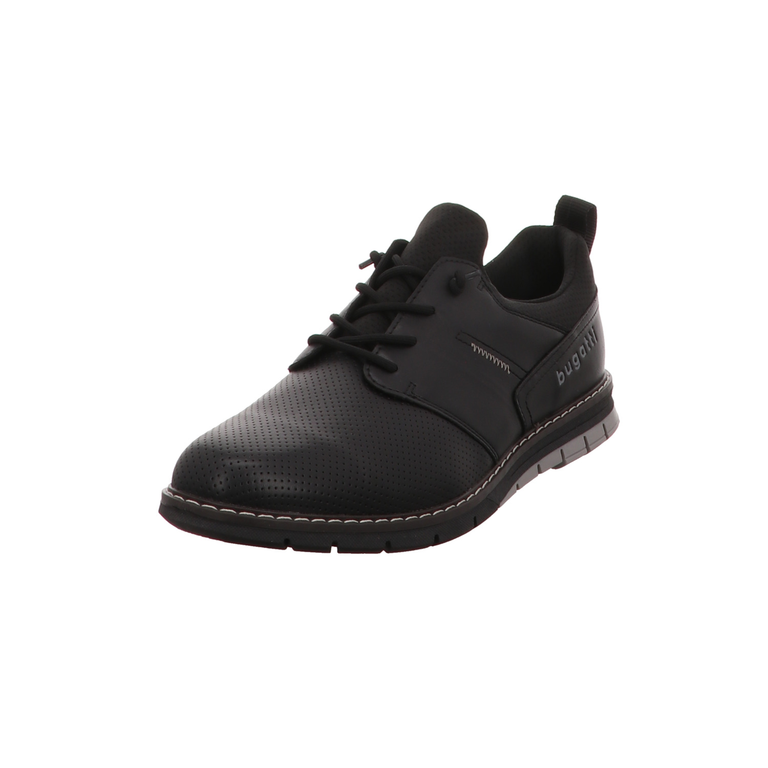Bugatti Halbschuh schwarz schwarz