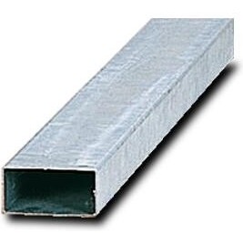 Poteau Rectangulaire - Acier Galvanisé - 80 x 40 mm