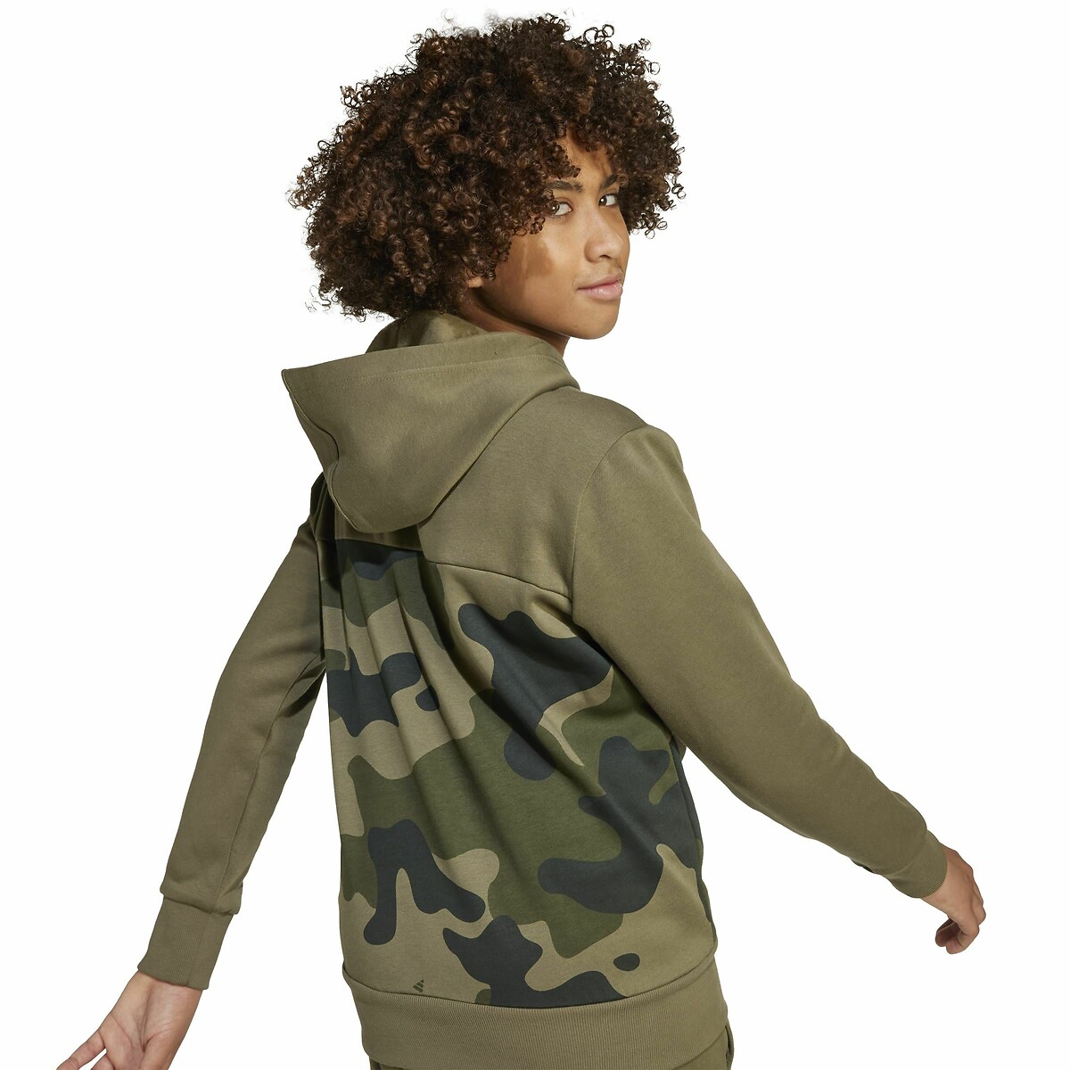ROUPAS ESPORTIVAS ADIDAS<br>Moletom fechado em fleece escovado