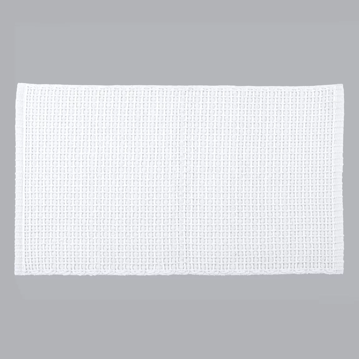 Tapis de salon coton (50 x 90 cm) Mimetisme Blanc