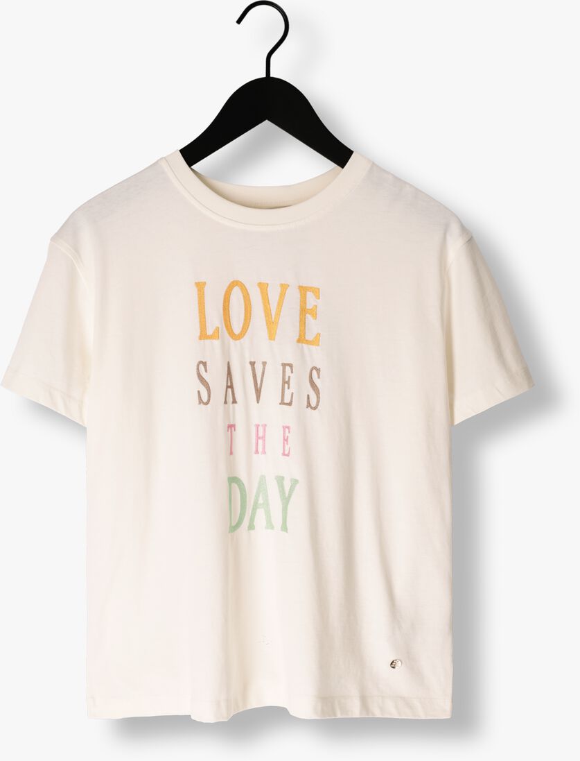 MOS MOSH ecru mos mosh t-shirt asa