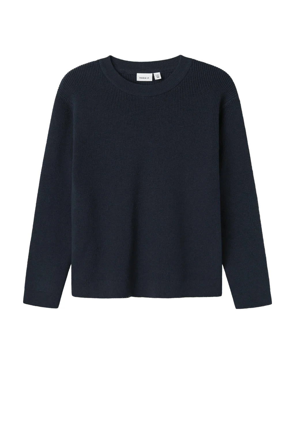 NAME IT KIDS trui donkerblauw gebreid