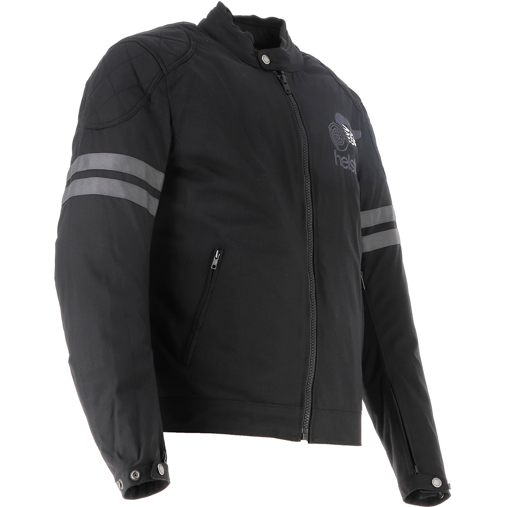 Helstons - Blouson Jake Speed Tissu technique Noir / Gris