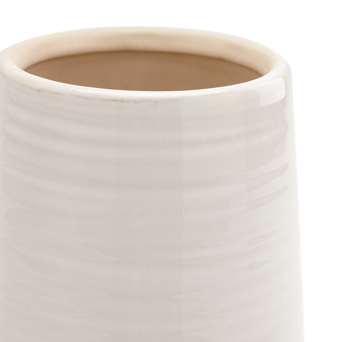 LA REDOUTE INTERIEURS<br>Vaso de cerâmica, esmaltado Alt.29,5 cm, Mikoly