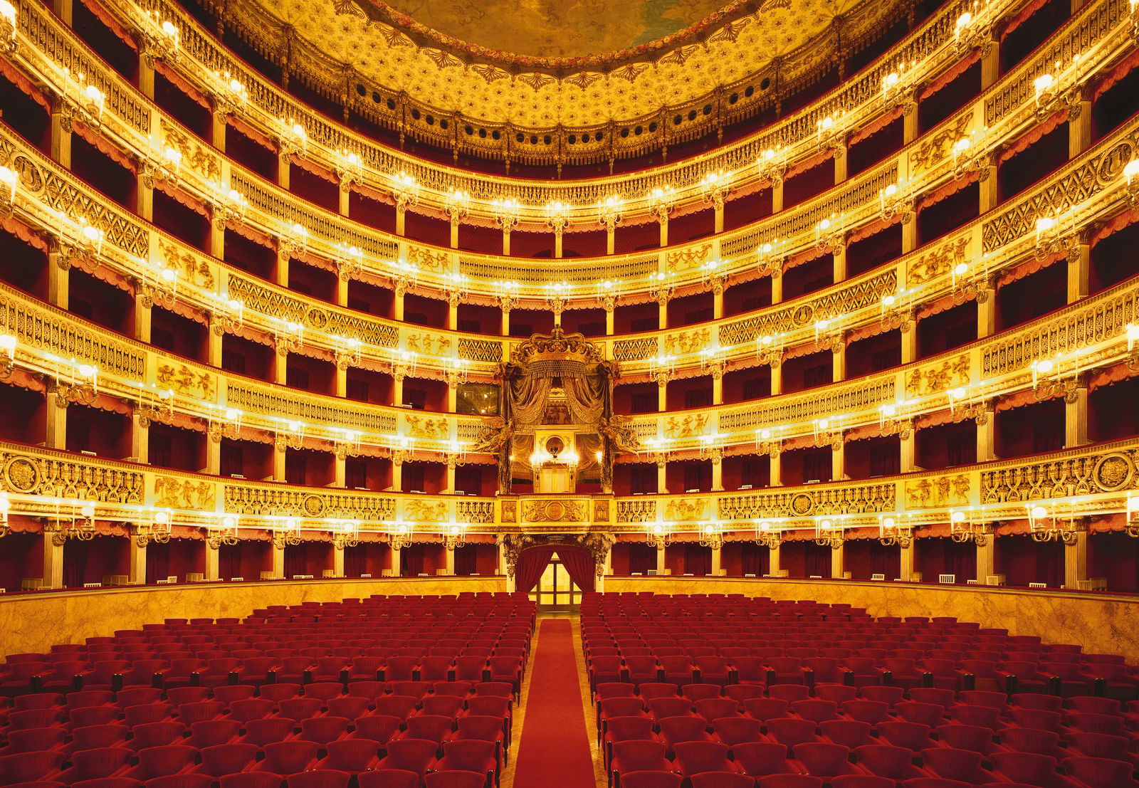 Teatro di San Carlo Napoli by Rafael Neff - Limited Edition. Edition of: 150. Signed.