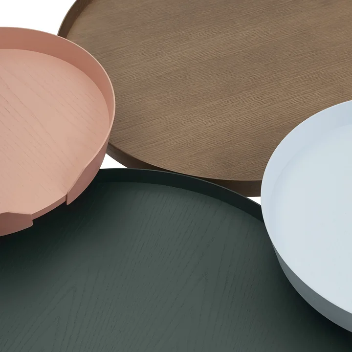 Muuto - Around Beistelltisch, Ø 45 cm, schwarz