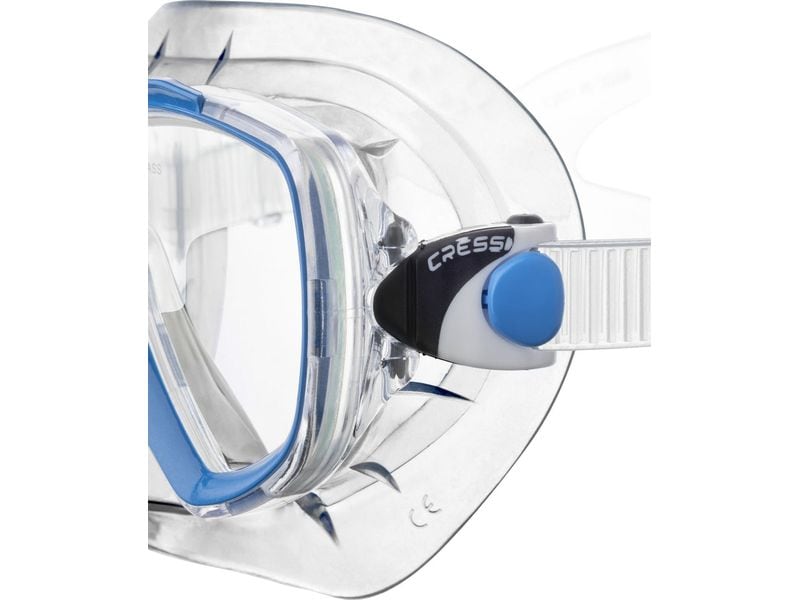 CRESSI Tauchmaske Estrella Clear/Blue Schwimmmaske