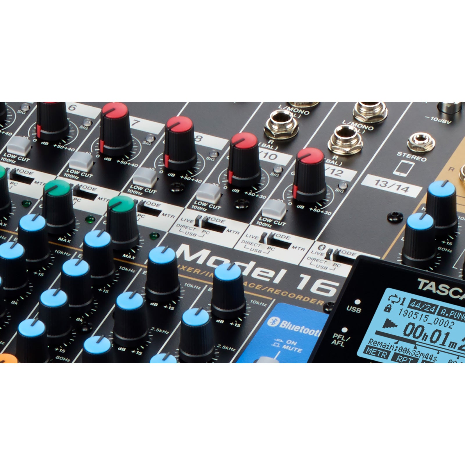 Tascam Model 16 16-kanaals mengpaneel