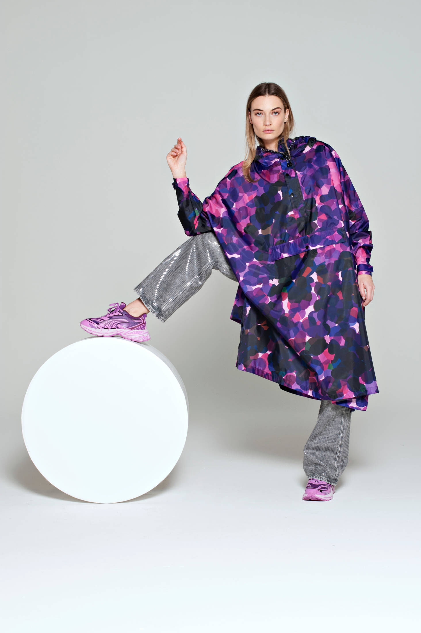 RAINKISS| Damen Regenponcho CITY LIGHTS