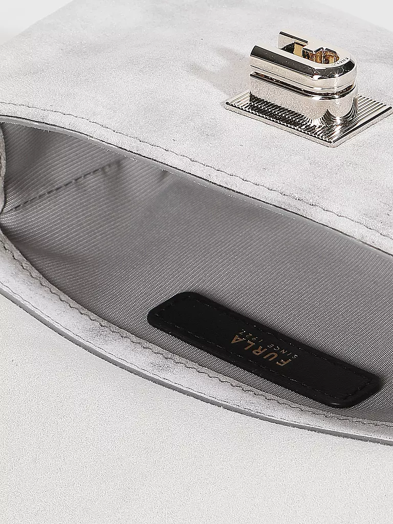 FURLA Ledertasche - Mini Bag 1927  silber