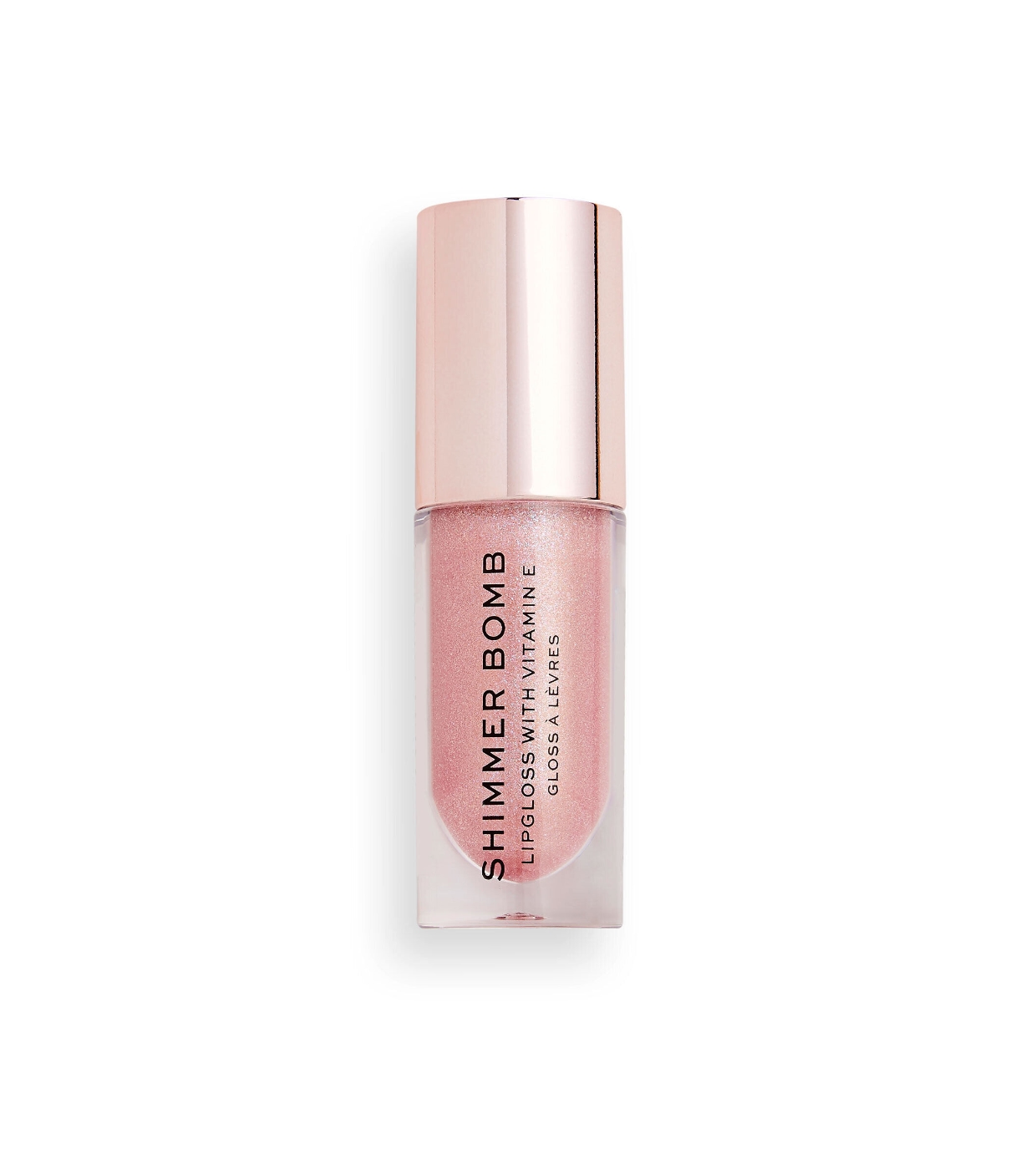 Makeup Revolution - Brilho labial com Shimmer Bomb - Shimmer Nude