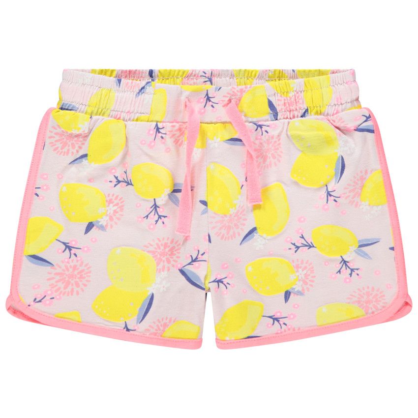 Short en jersey imprimé all-over - Rose